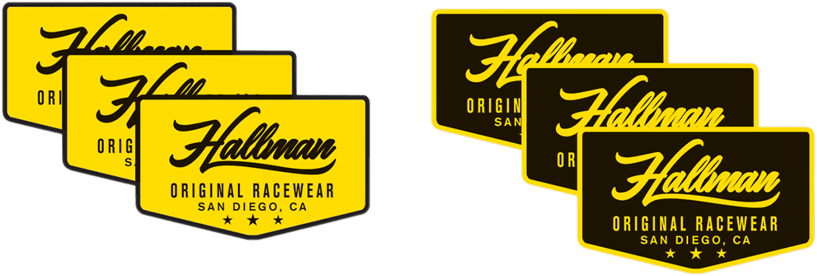 THOR 4320-2046 Hallman Decals - 6 Pack