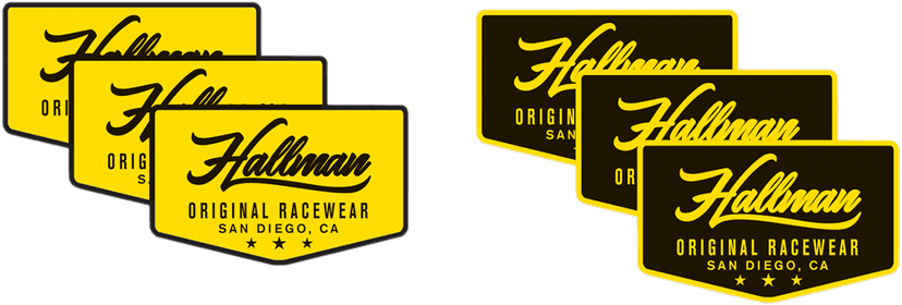 THOR 4320-2046 Hallman Decals - 6 Pack