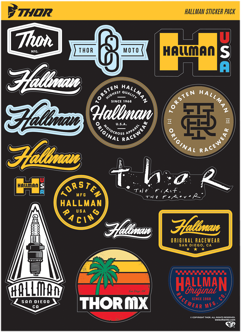 THOR 4320-2182 Decal Sheet - Hallman - S20 - Each