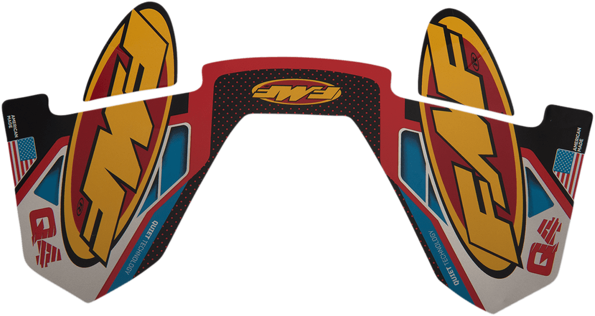 FMF 4320-2201 Exhaust Replacement Decal - Hex Q4 Wrap