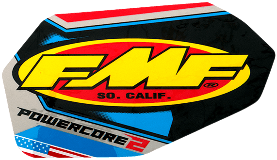 FMF 4320-2202 Exhaust Replacement Decal - Powercore 2