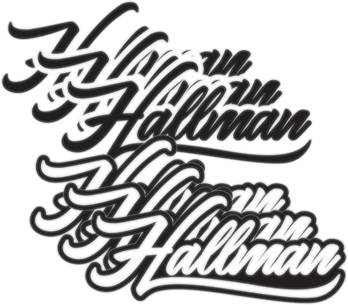 THOR 4320-2460 Decal Sheet - Hallman - Original - 6 Pack