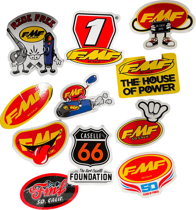 FMF 4320-2579 Decal Sticker Pack - Go Fast Have Fun — image 1 of 2