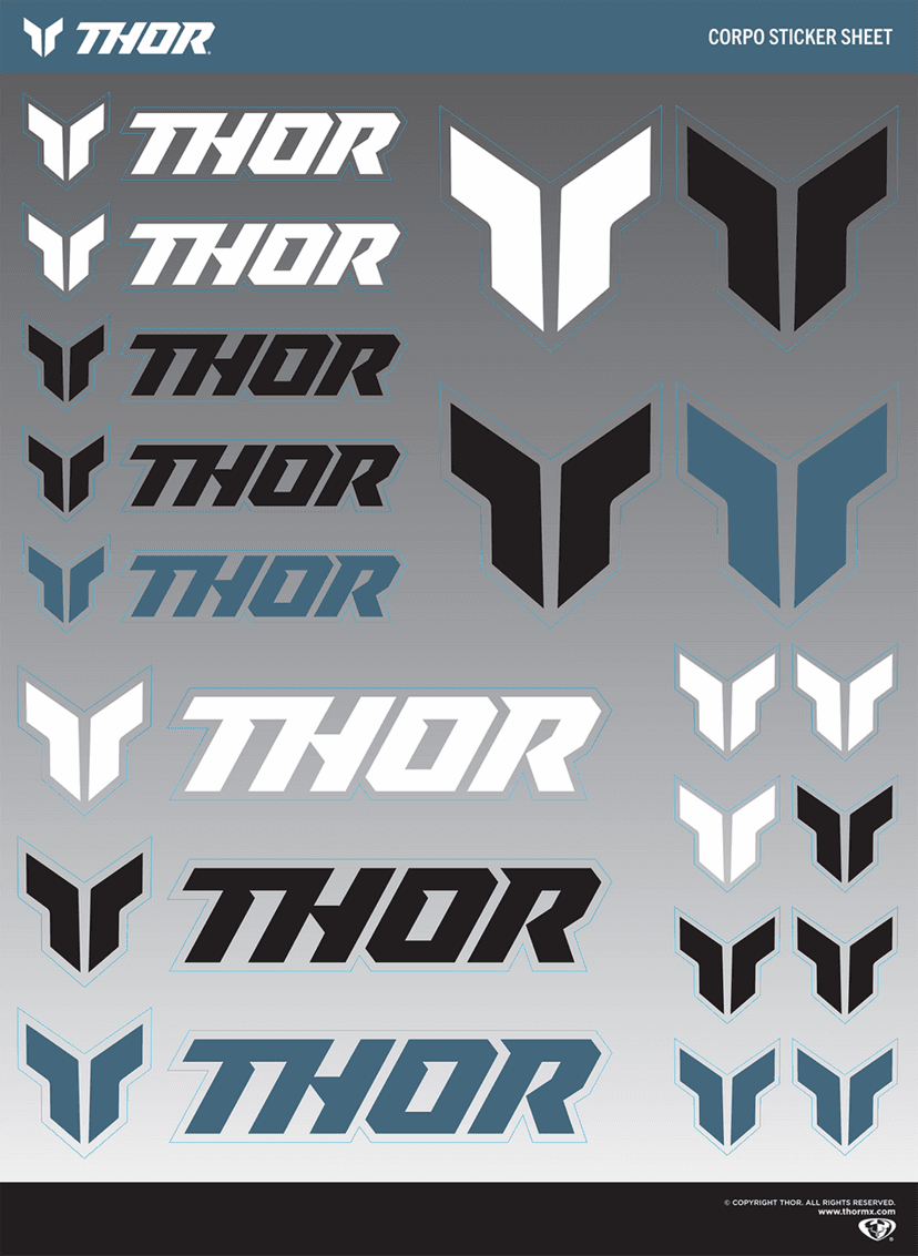 THOR 4320-2594 Decal Sheet