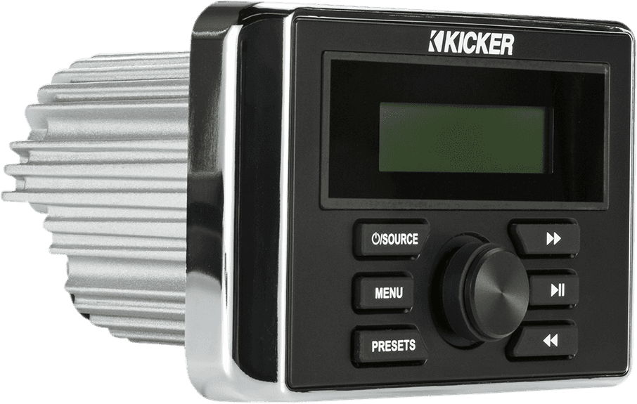 KICKER 4401-0261 Bluetooth Media Center - Square - Universal