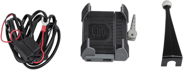CIRO 4402-0595 Phone Holder w/Charger - Fairing Mount - FLH