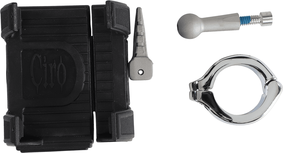 CIRO 4402-0602 Phone Holder - 1-1/4" Handlebar Mount - Chrome