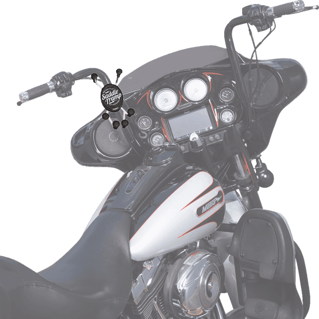SADDLE TRAMP 4402-1012 Hex-Grip Phone Mount - Handlebar — image 6 of 7