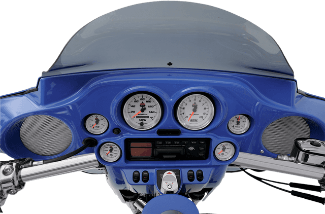 KLOCK WERKS 4405-0097 Speaker Grilles - Front - '99-'13 FLHT/FLHX — image 2 of 3