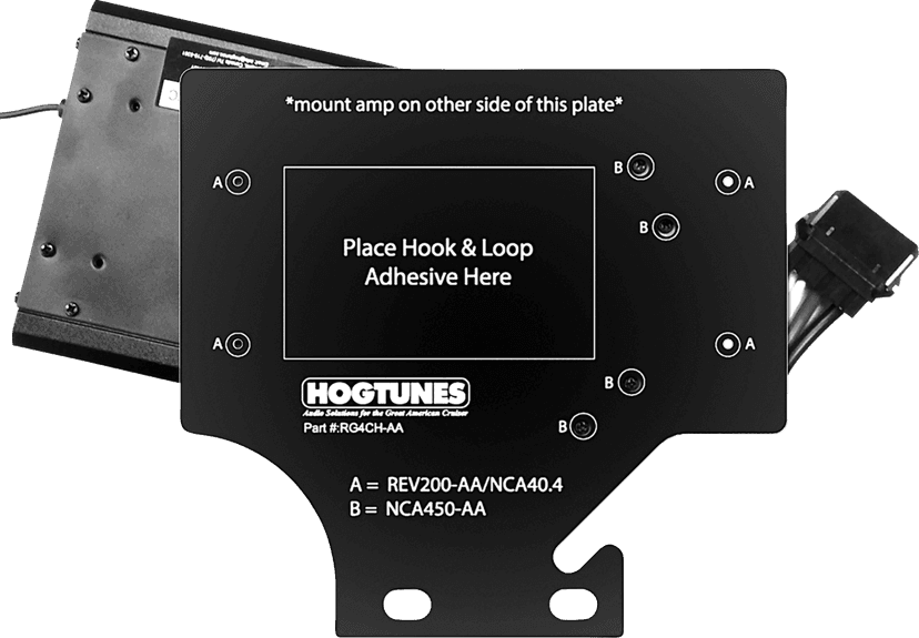 HOGTUNES 4405-0405 Amplifier Mounting Plate - '98-'13 FLTR — image 2 of 3