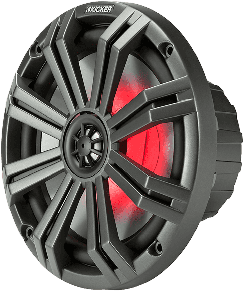 KICKER 4405-0594 8" Speakers - 7-Color LED