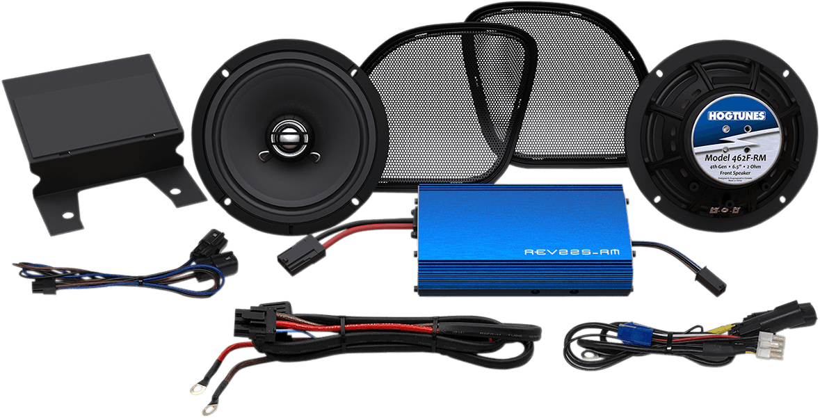 HOGTUNES 4405-0610 Front Speaker Kit - 225-Watt Amp
