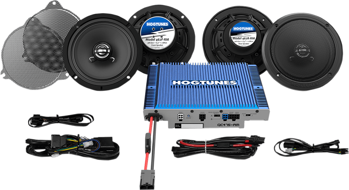 HOGTUNES 4405-0785 Speaker/Amplifier Kit - '14-'24 FLHT/FLHX/FLTR