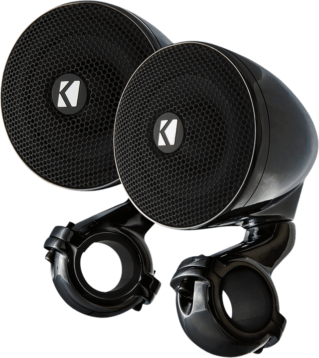 KICKER 4405-0792 Mini Speakers - 2 ohm - Black