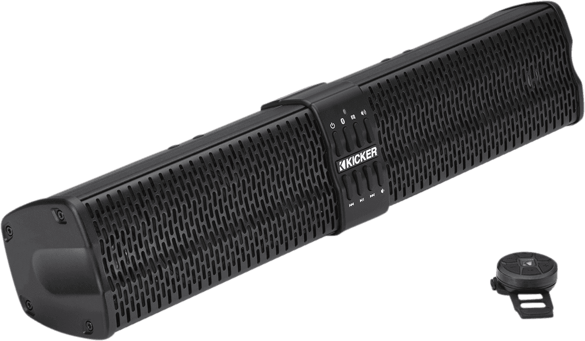KICKER 4405-0798 Speaker Bar - 21" - 4 Subwoofers/2 Tweeters - Black