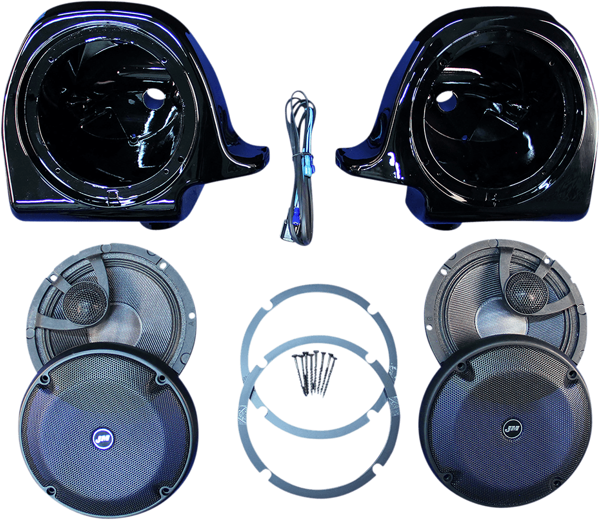 J & M 4405-0824 Speaker Kit - Fairing - '06-'13 FLHT/FLTR