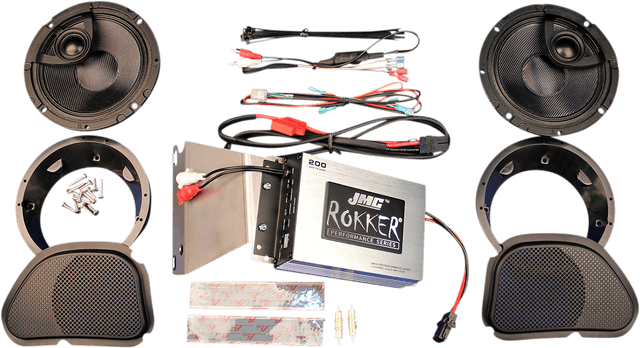 J & M 4405-0851 Speaker/Amplifier Kit - 200 W - '98-'13 FLTR