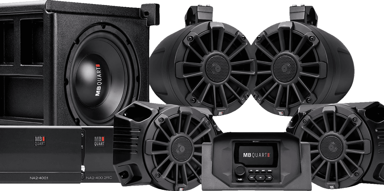 MB QUART 4405-0866 Audio Kit - '18-'24 Polaris Ranger