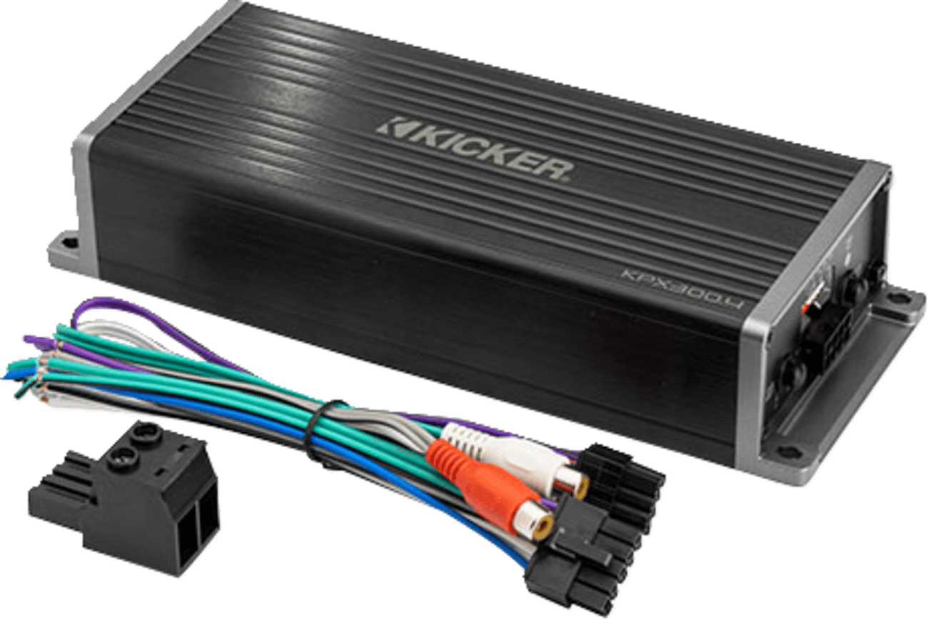 KICKER 4405-0937 Amplifier - 75 W x 4 - Weather Resistant
