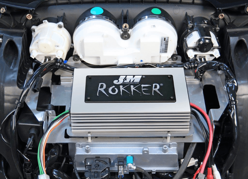 J & M 4405-0945 Speaker/Amplifier Kit - 400 W - 2-Channel - '14-'23 FLHX/FLHTK/FLHCUTG — image 4 of 4