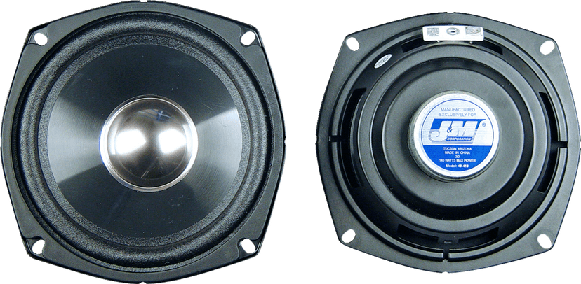 J & M 4405-0962 Speaker Kit - 2 Ohm - OEM Style - '98-'13 FLHT/FLHX/FLTR — image 1 of 3