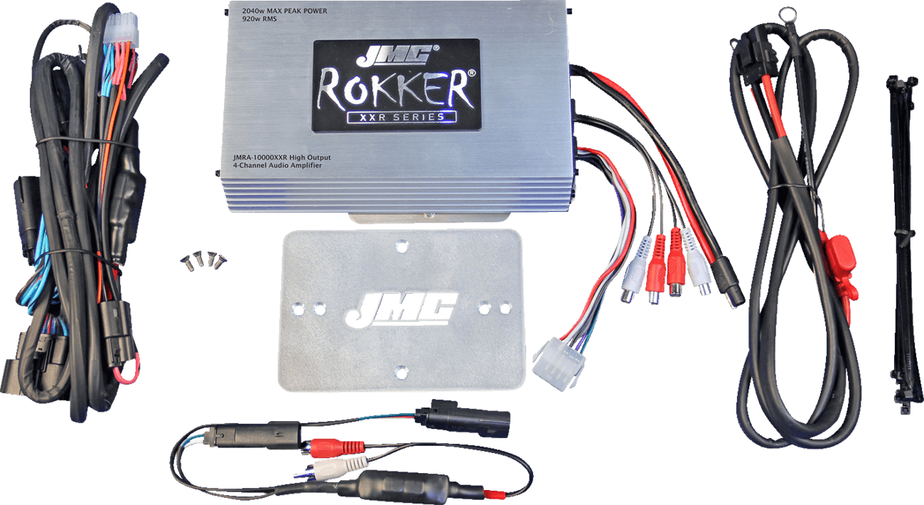 J & M 4405-0971 Stage6 Amplifier Kit - 4-Channel - '16-'24 FLTRK/FLTRU