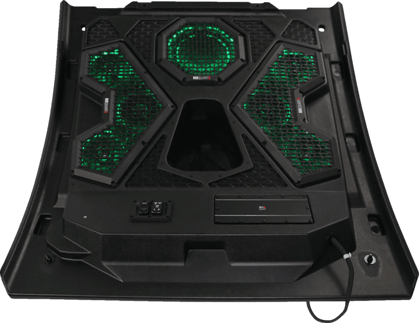MB QUART 4405-0993 Audio Roof - 500 W - 6 Speaker - 1 Subwoofer - Polaris RZR Trail with Ride Command — image 2 of 6