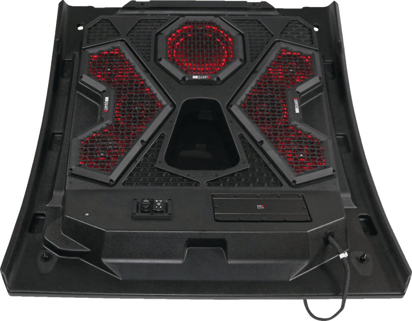 MB QUART 4405-0993 Audio Roof - 500 W - 6 Speaker - 1 Subwoofer - Polaris RZR Trail with Ride Command — image 1 of 6