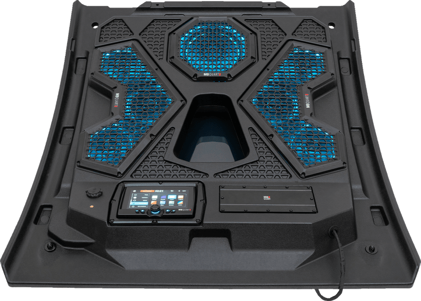 MB QUART 4405-0994 Audio Roof - 500 W - 6 Speaker - 1 Subwoofer - Polaris RZR Trail — image 2 of 9