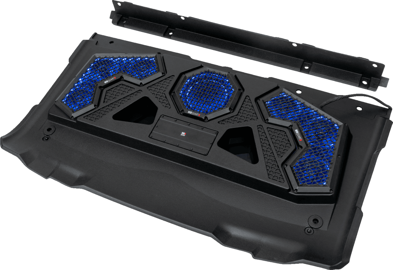 MB QUART 4405-0996 Audio Roof - 500 W - 6 Speaker - 1 Subwoofer - Polaris Ranger