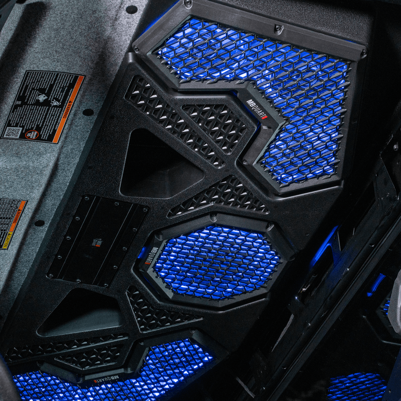 MB QUART 4405-0996 Audio Roof - 500 W - 6 Speaker - 1 Subwoofer - Polaris Ranger — image 8 of 14