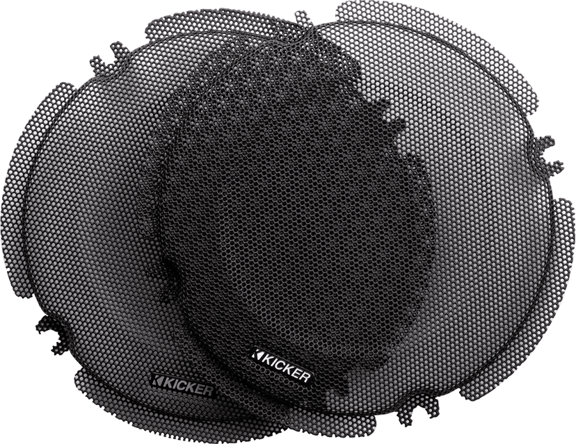 KICKER 4405-1044 Speaker Grill - Tour-Pak - Black - '14-'24 FLHT/FLHX/FLTR