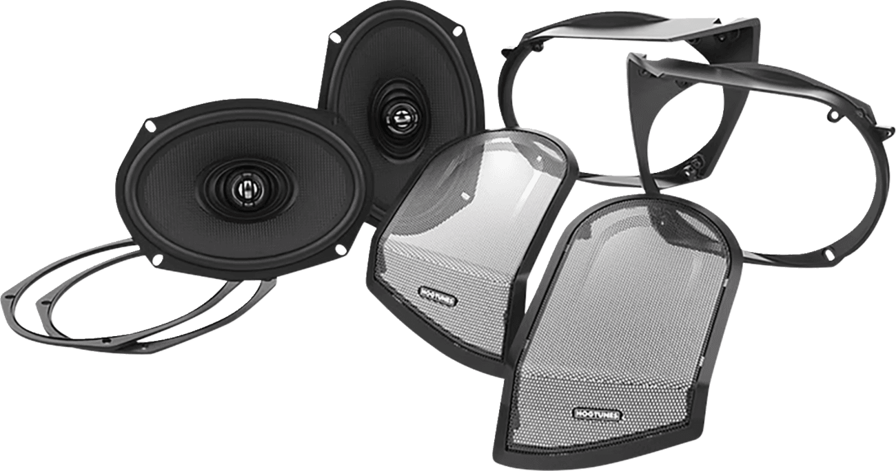 HOGTUNES 4405-1045 Speaker Lid with 6"x9" XL Speakers - '98-'13 FLHT/FLHX/FLTR