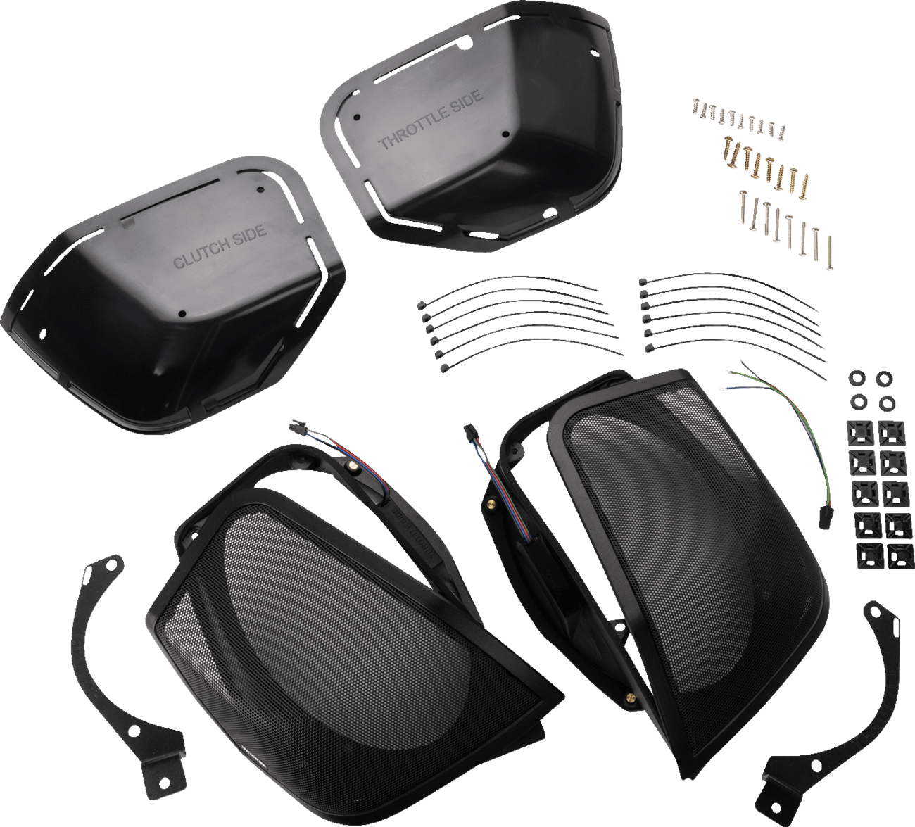 KICKER 4405-1046 Cut-In Lid Kit without Speakers - '14-'23 FLH/FLTR