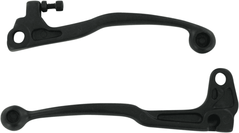 PARTS UNLIMITED 44-7107 Shorty Power Lever Set - Black — image 2 of 2