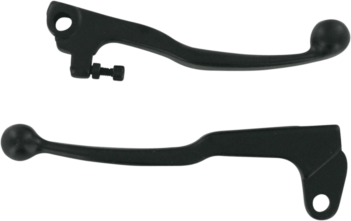 PARTS UNLIMITED 44-7107 Shorty Power Lever Set - Black