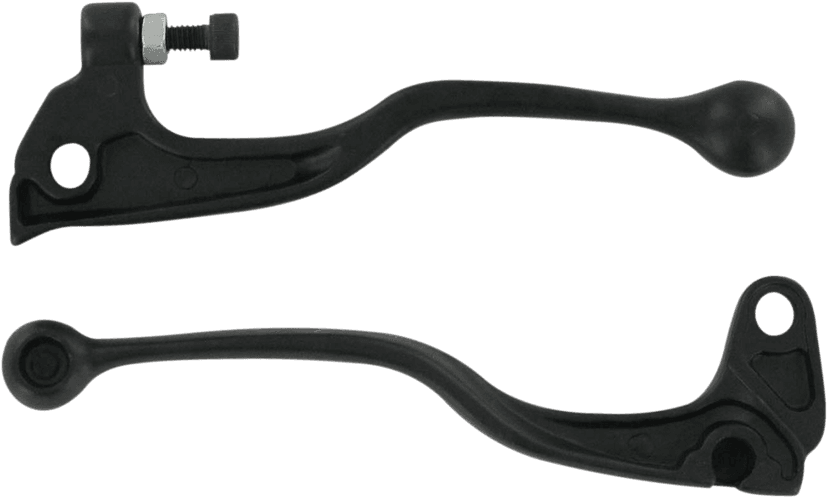 PARTS UNLIMITED 44-8106 Shorty Power Lever Set - Black — image 2 of 2