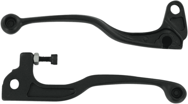 PARTS UNLIMITED 44-8107 Shorty Power Lever Set - Black — image 2 of 2