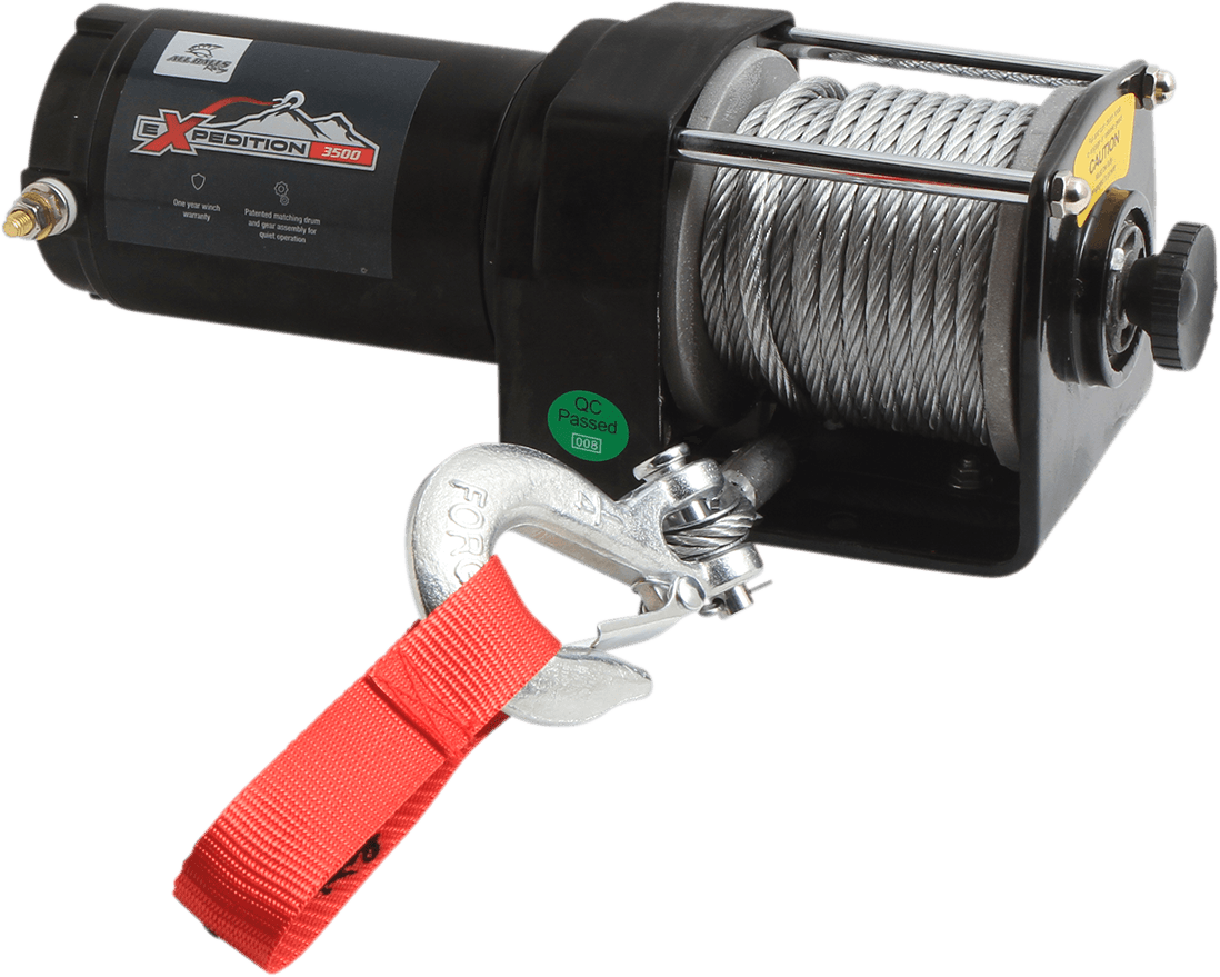 ALL BALLS 4505-0825 Winch - 3500 LB - Wire - 2 Bolt