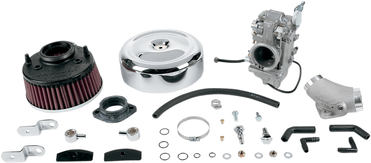 MIKUNI 45-4X Smoothbore Carburetor Total Kit - HSR45 - Twin Cam