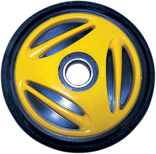 PARTS UNLIMITED 4702-0034 Idler Wheel - 6.50" OD x 1.00" ID - Yellow - Group 10
