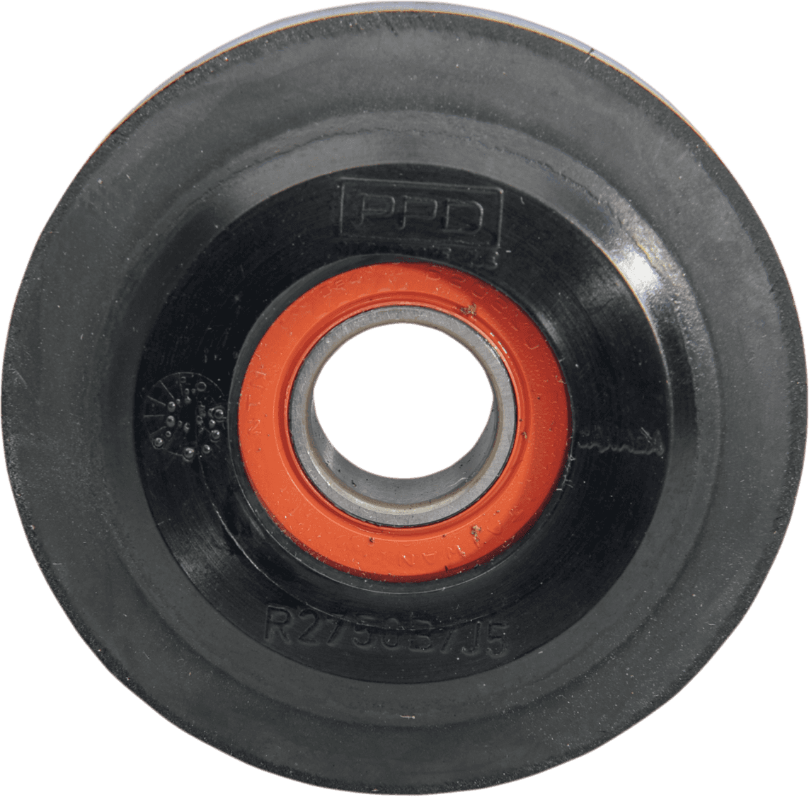 PARTS UNLIMITED 4702-0065 Idler Wheel - 2.75" OD x 0.625" ID - Black - Standard