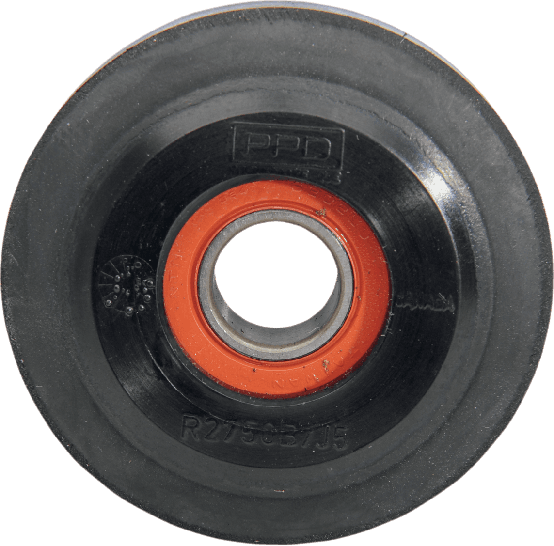 PARTS UNLIMITED 4702-0065 Idler Wheel - 2.75" OD x 0.625" ID - Black - Standard