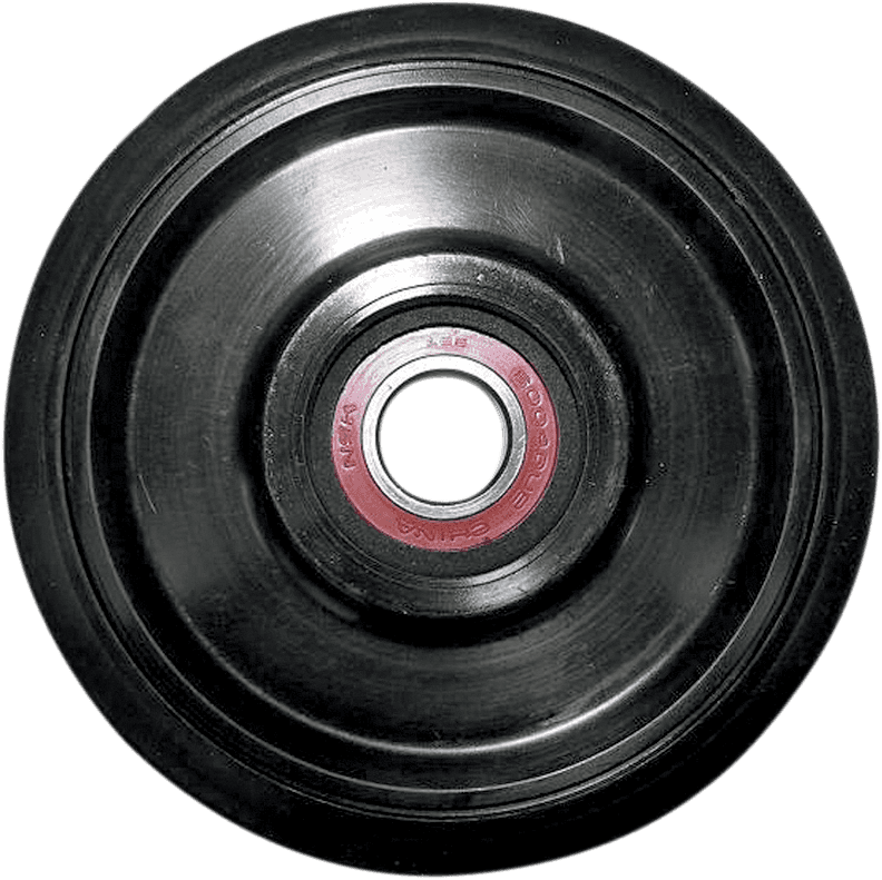 PARTS UNLIMITED 4702-0080 Idler Wheel with 6004-2RS Bearing - Black - 141 mm OD x 20 mm ID