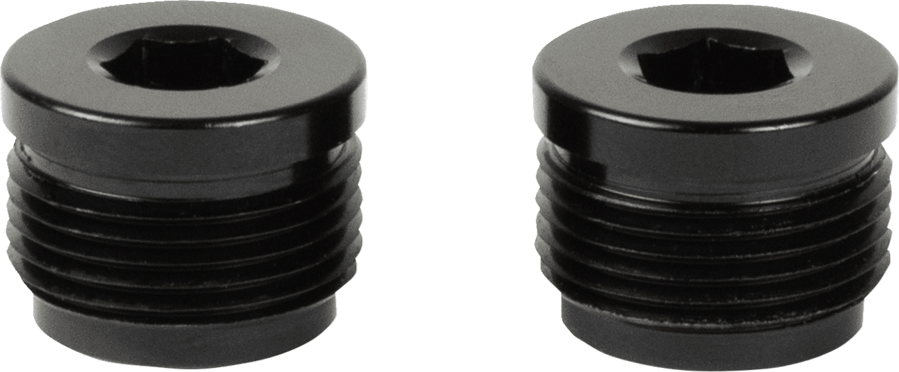 RENTHAL 4910-0087 Revo-F End Caps - Black