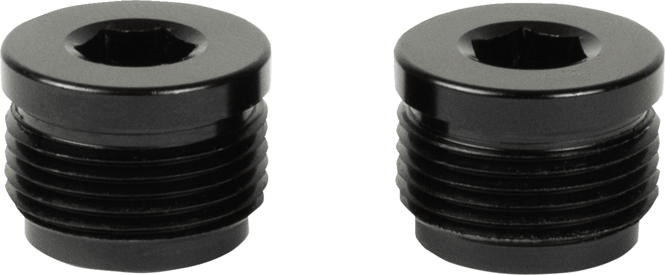 RENTHAL 4910-0087 Revo-F End Caps - Black