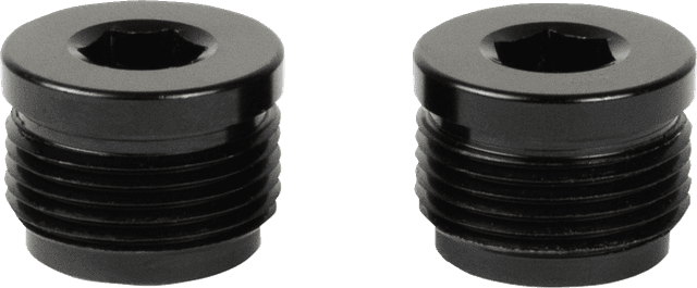 RENTHAL 4910-0087 Revo-F End Caps - Black