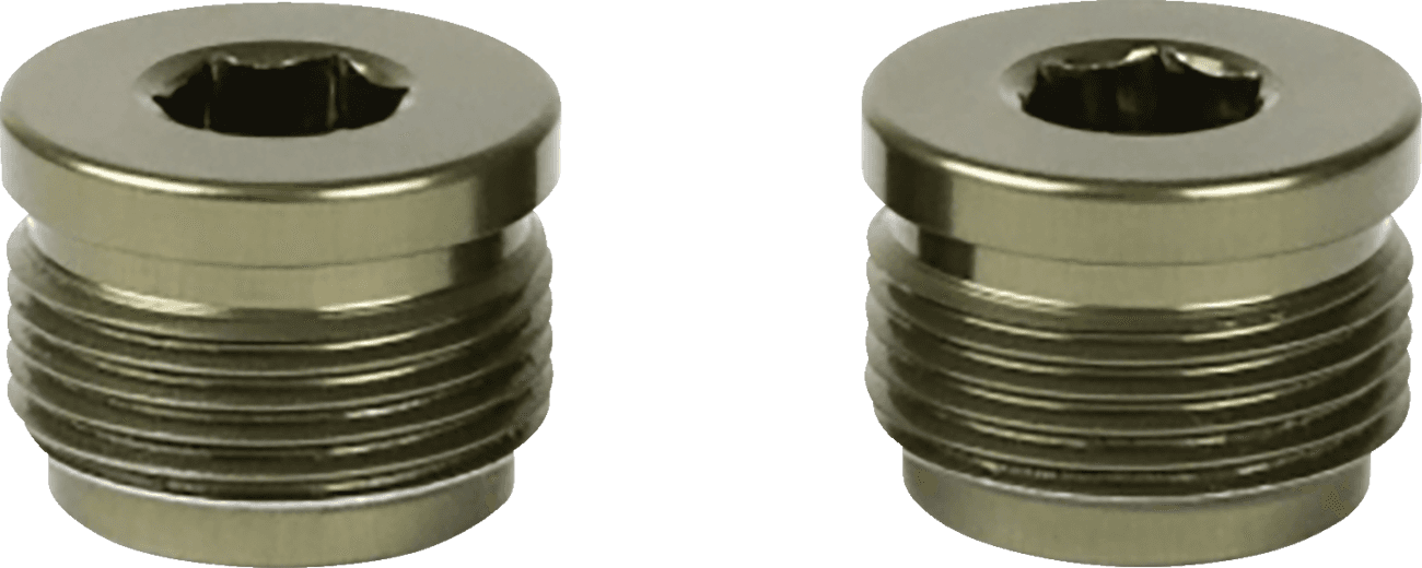 RENTHAL 4910-0088 Revo-F End Caps - AluGold