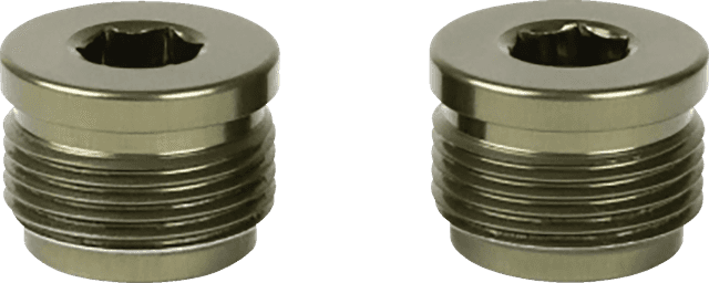 RENTHAL 4910-0088 Revo-F End Caps - AluGold