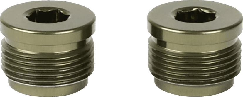 RENTHAL 4910-0088 Revo-F End Caps - AluGold